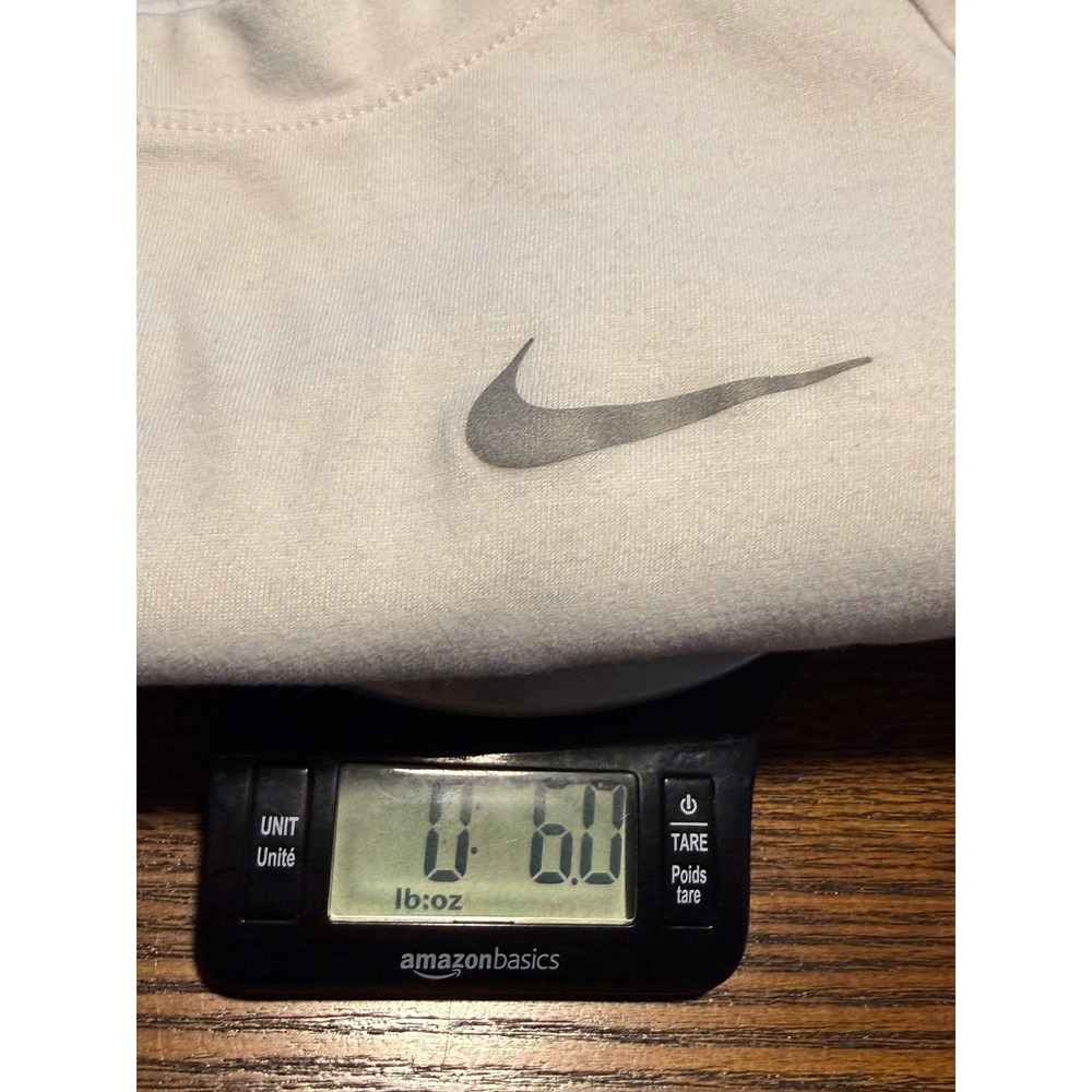 Nike Dri FIT Running Shirt Womens Large White Long Sleeve Perforated Workout - Picture 16 of 16